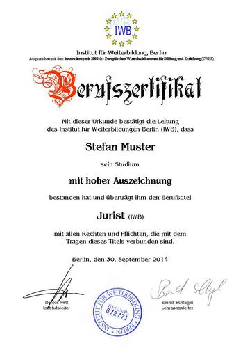 Diplom, Diplome, Berufszertifikat, Berufsdiplom, Geschenke, Geschenkideen