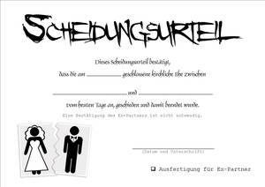 Hochzeit, Heirat, Traumhochzeit, kirchlich heiraten, Scheidungsurteil