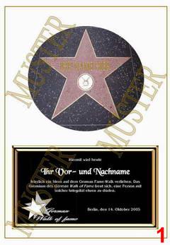 Geschenke, Geschenkideen, Stern, Hollywood, Hollywoodstern, Walk of Fame